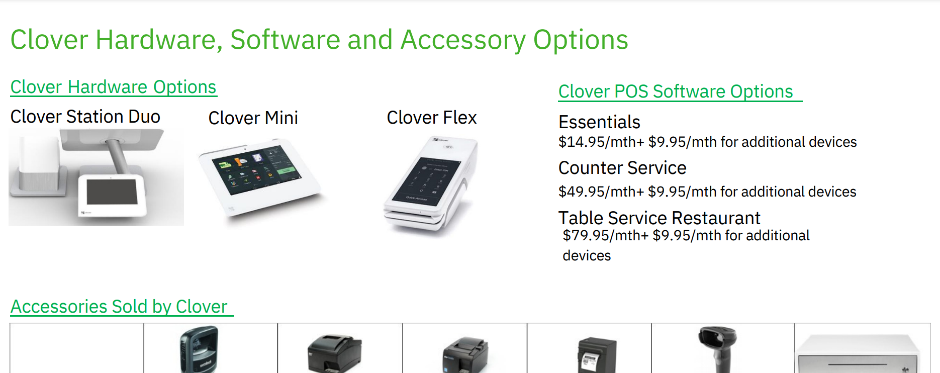 Clover Accessories