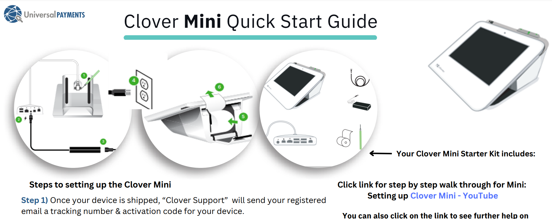 Clover Mini Quick Start Guide