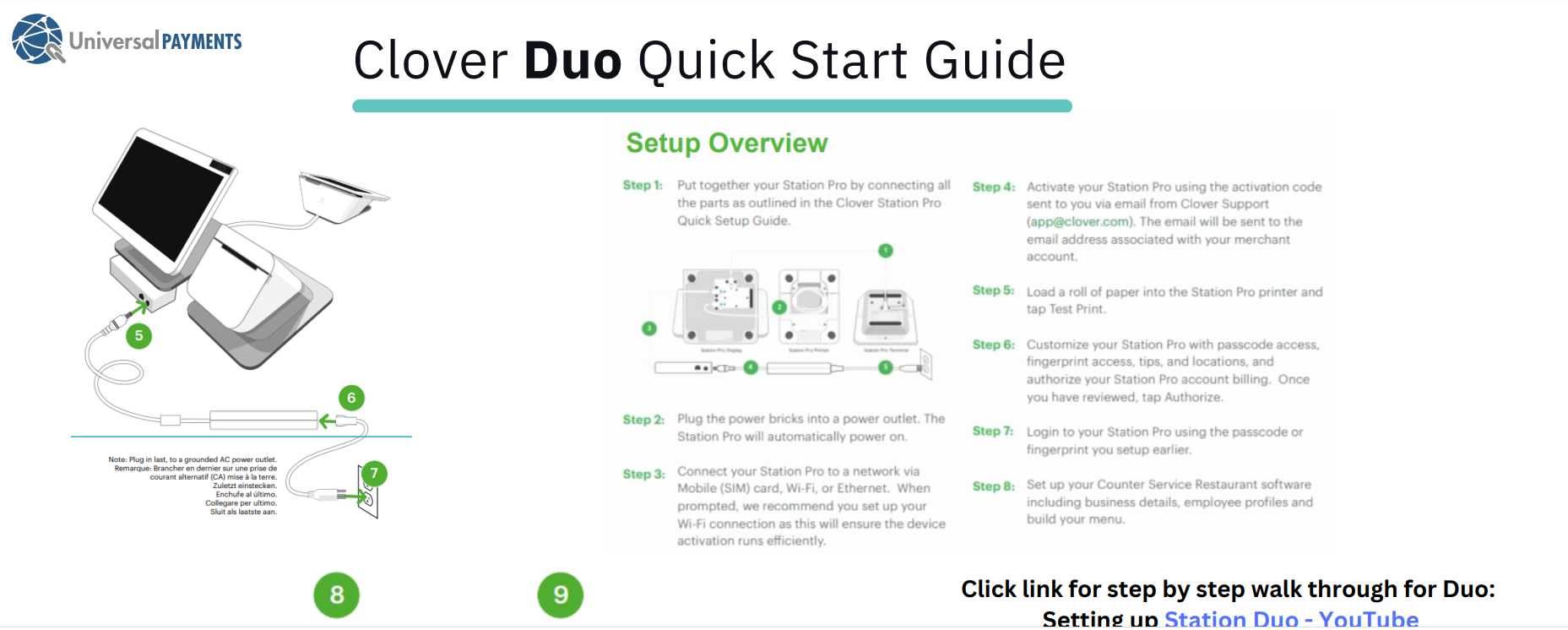 Clover Station Duo Quick Start Guide